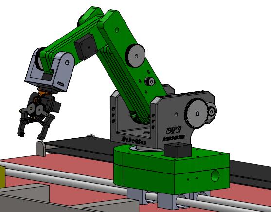 一套6轴机器人系统模型3D图纸 Solidworks设计.jpg