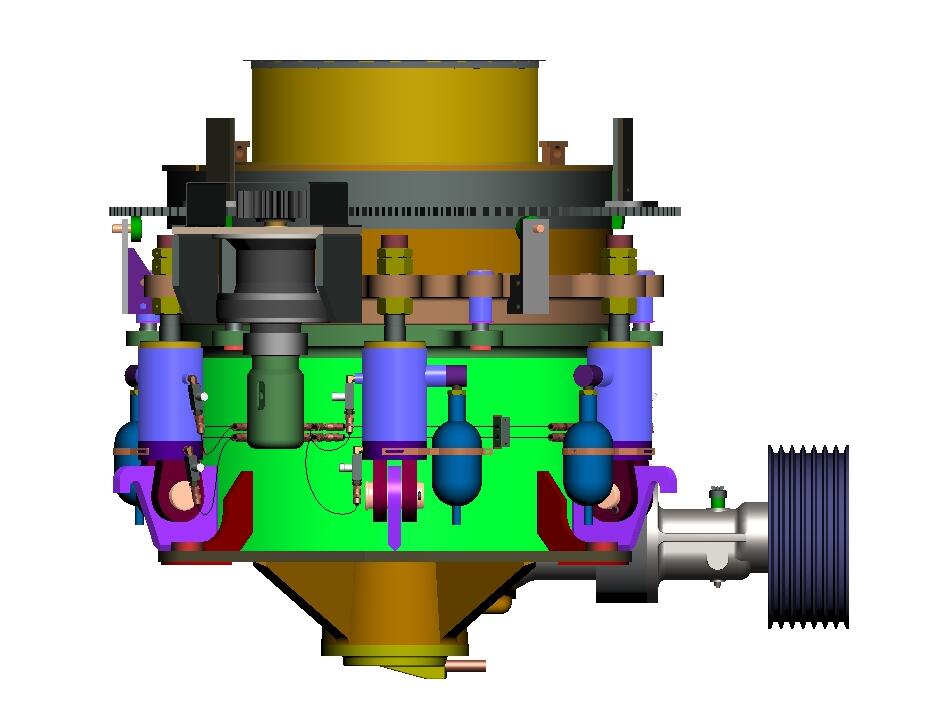 多缸液压圆锥破碎机详细三维模型.jpg