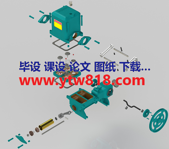 Reciprocating Pump往复泵3D数模图纸 Solidworks设计.png