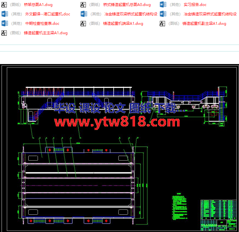 冶金铸造双梁桥式起重机结构设计.png