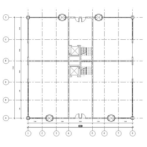 【8层】8层钢结构住宅楼（计算书、部分建筑、结构图）