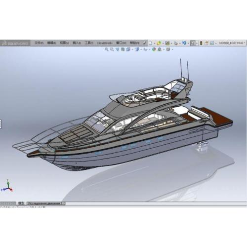 小型双层游艇3D图纸.zip