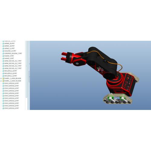 远程控制履带式机器人设计图纸（ 三维图）