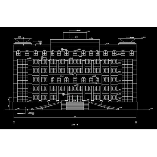 7680平米，八层框架法院办公楼（含计算书，建筑，结构图）