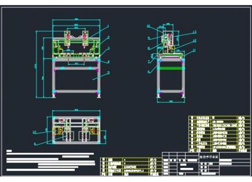 自动锁螺丝机图纸 CAD图纸