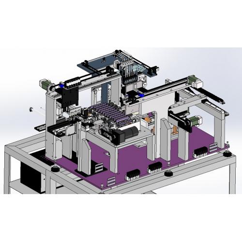 自动点胶机3D数模图纸 Solidworks设计