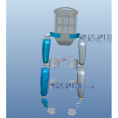康复机器人设计3D模型三维图纸
