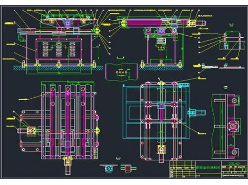 数控自动送料机 CAD图纸