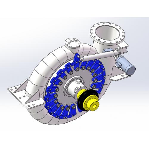 火箭发动机的心脏部份涡轮泵设计模型套图