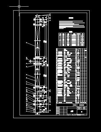 甲醇水填料精馏塔结构图