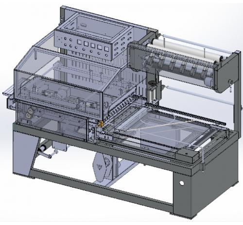 自动封口包装机3D图纸 Solidworks设计