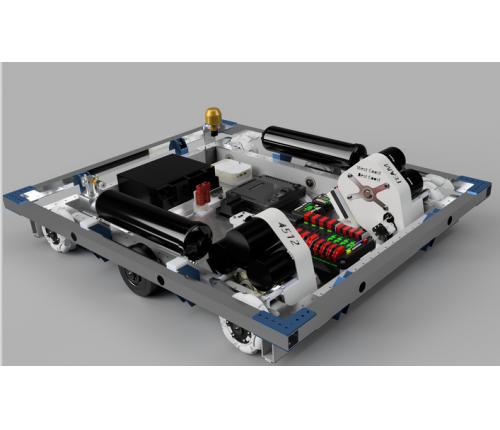 麦克纳姆轮机器人车3D图纸 STEP格式
