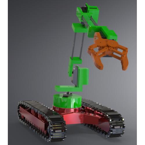 遥控履带机械臂（机械手）3D数模图纸 Solidworks设计