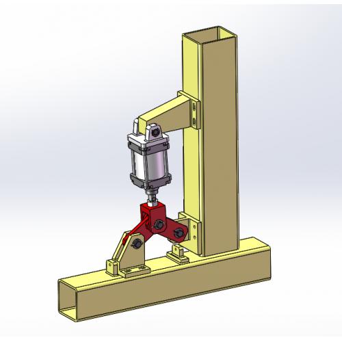 液压缸结构的升降机构设计模型