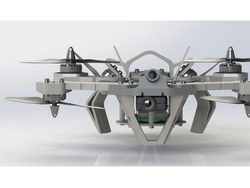 6轴无人机飞行器框架结构3D打印图纸 STL格式