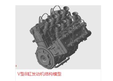 V型8缸发动机