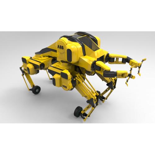 救援机器人3D图纸