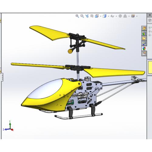 玩具直升飞机模型SW