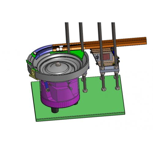 精密自动送料振动盘（震动盘）3D模型+Solidworks设计+附IGS格式