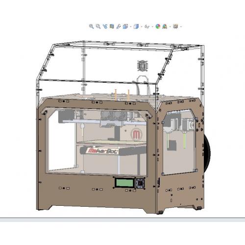 【HY-1007】3D打印机详细设计图