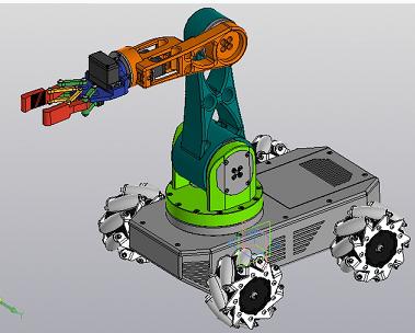 大学生机器人麦克纳姆轮小车3D图纸 STP格式