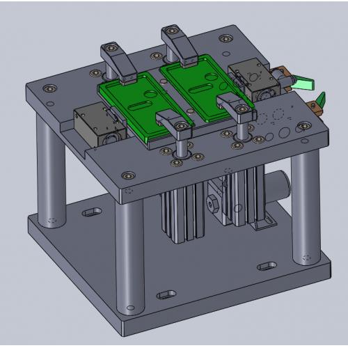 气动夹具（SolidWorks+step）