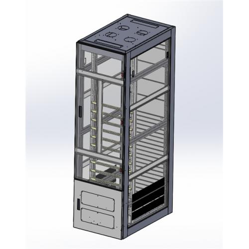 5747-钣金配电柜电器柜（含CAD装配图）SW2014