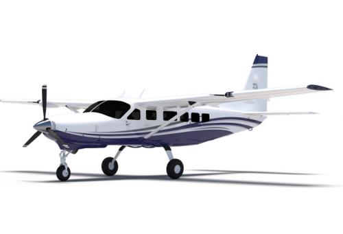 Caravan 675塞斯纳喷气公务机私人飞机模型3D图纸 Solidworks设计