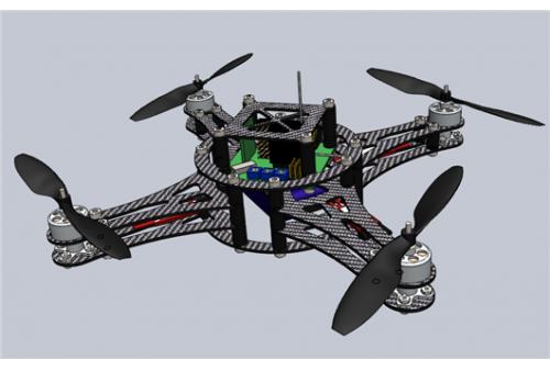 四轴飞行器 舵机 3D模型 开源硬件 遥控飞机