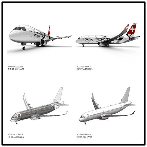 A220客机飞机模型3D图纸stp 格式