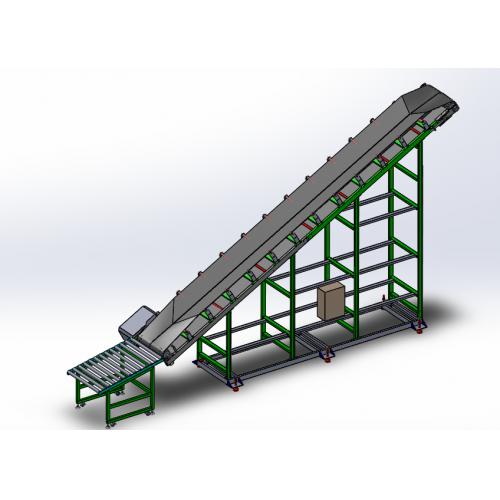 斜坡式结构的输送线设计模型