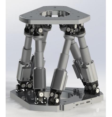 斯图尔特机器人平台3D图纸 Solidworks设计