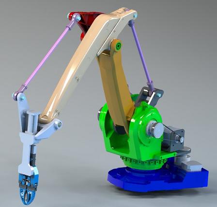 3D打印机械臂solidworks设计