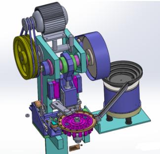 压力机自动分度转台3D图纸 Solidworks设计