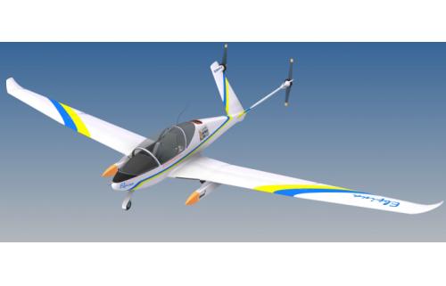 空中客车单人飞机模型3D图纸 STP格式