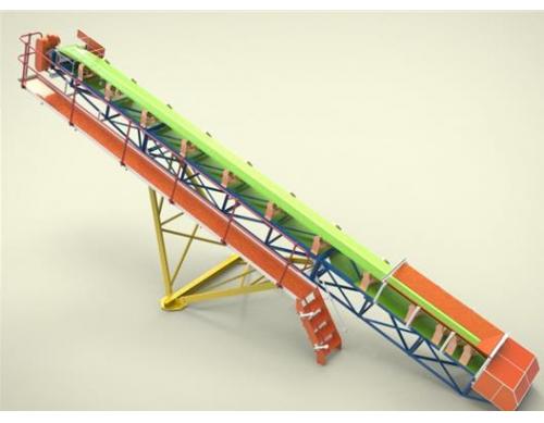 12米矿山输送机3D数模图纸 CATIA设计