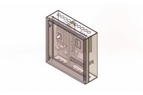 760x765x220配电箱(认证) 3D（SolidWorks设计