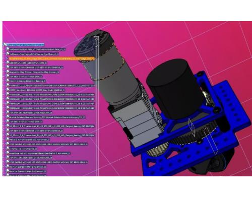 机器人车转向机构3D图纸 STP格式