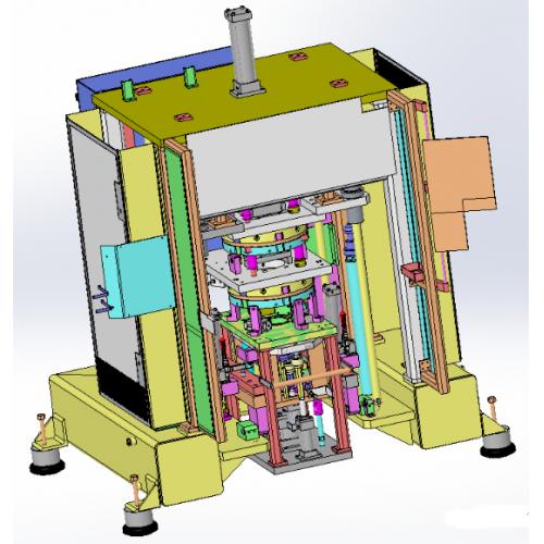 电机定子自动化组装机3D数模图纸 Solidworks设计 附STEP