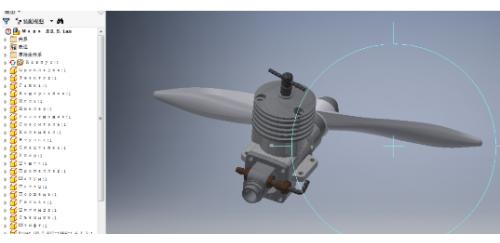 单缸发动机3D数模图纸 INVENTOR设计