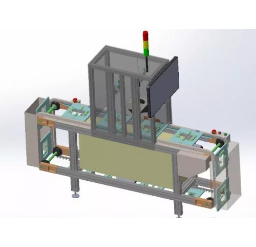 托盘输送机检查设备3D图纸 Solidworks设计