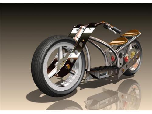 摩托车与自行车产品模型-摩托车10