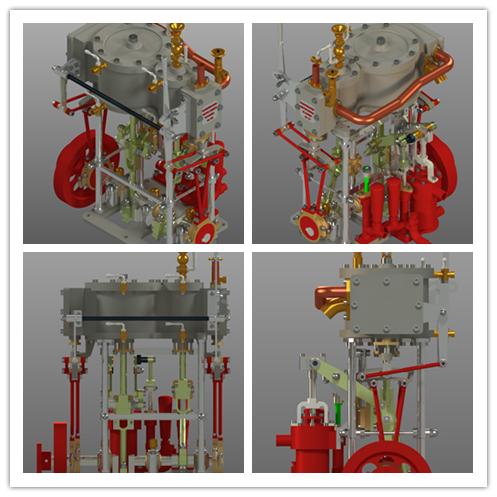 发动机内部结构3D数模图纸 AutoCAD设计 dwg格式