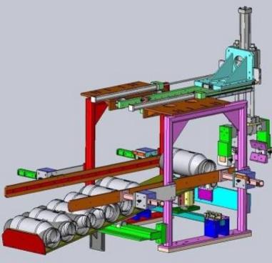 自动上料输送机3D数模图纸 Solidworks设计 附STEP