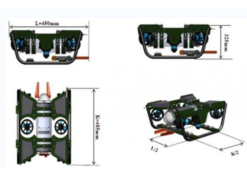 遥控潜水器水下机器人3D图纸 STEP格式