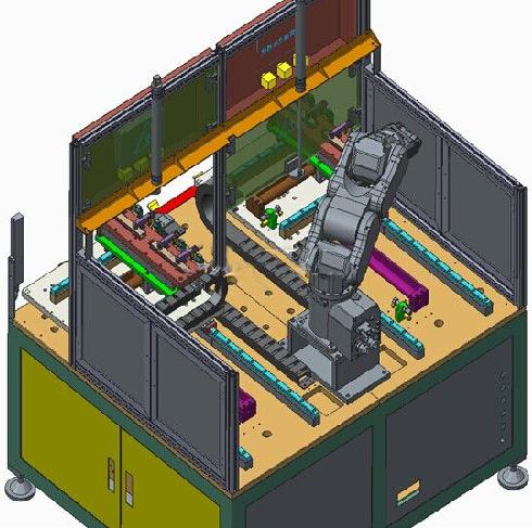 六轴机械手自动焊接设备(机械手激光焊接机)sw
