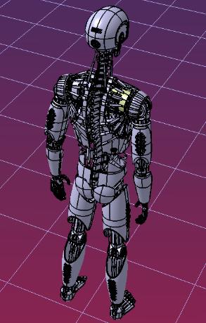 Humanoid Robot人形机器人2.0设计图纸3D模型 STP格式