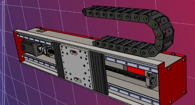 CNC X600S机床链条驱动机构3D图纸 STEP格式