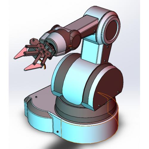 工业机器人手臂3d模型
