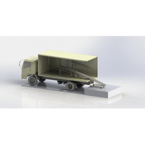卡车及卸料输送机3D